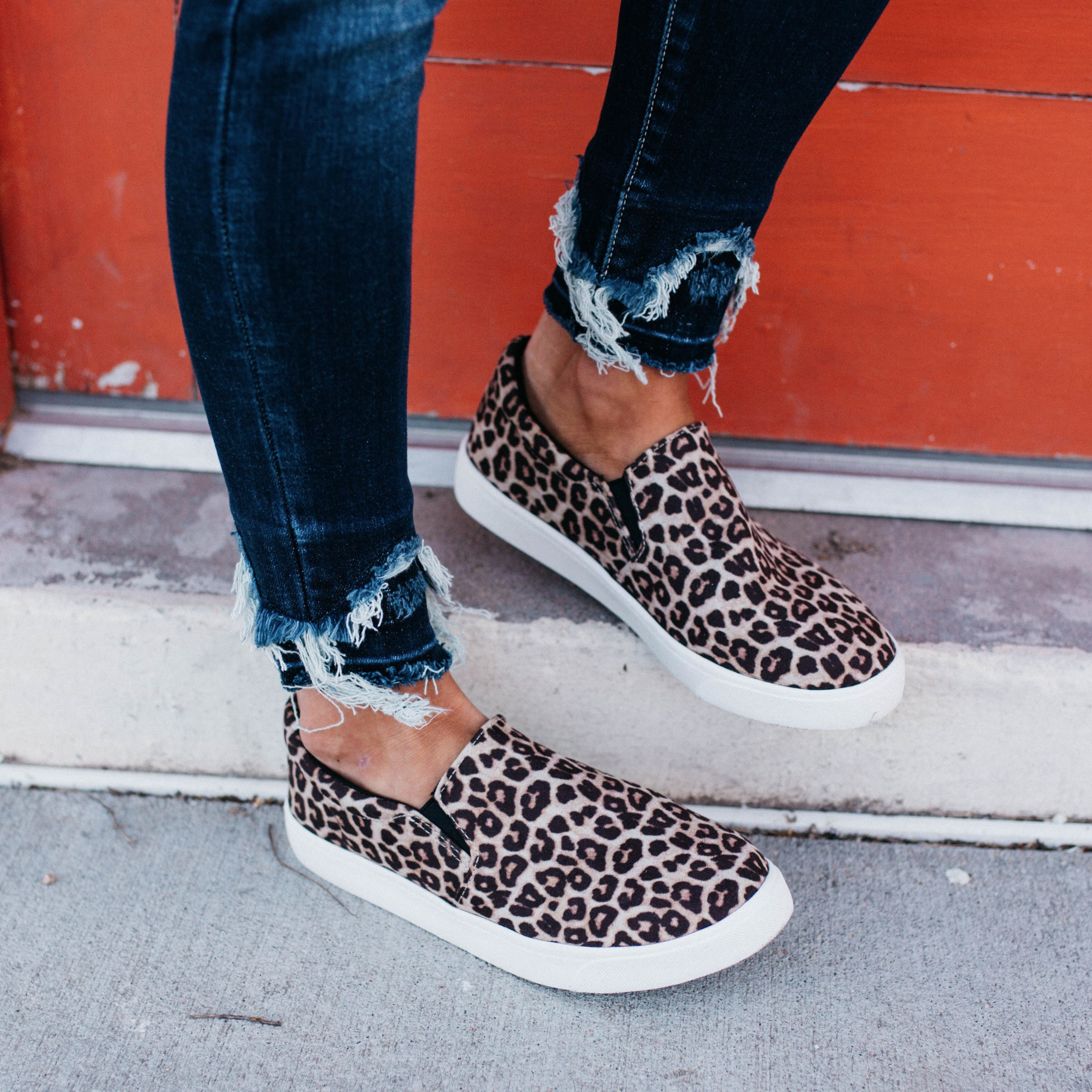 soda brand leopard shoes