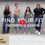find your fit, womens denim