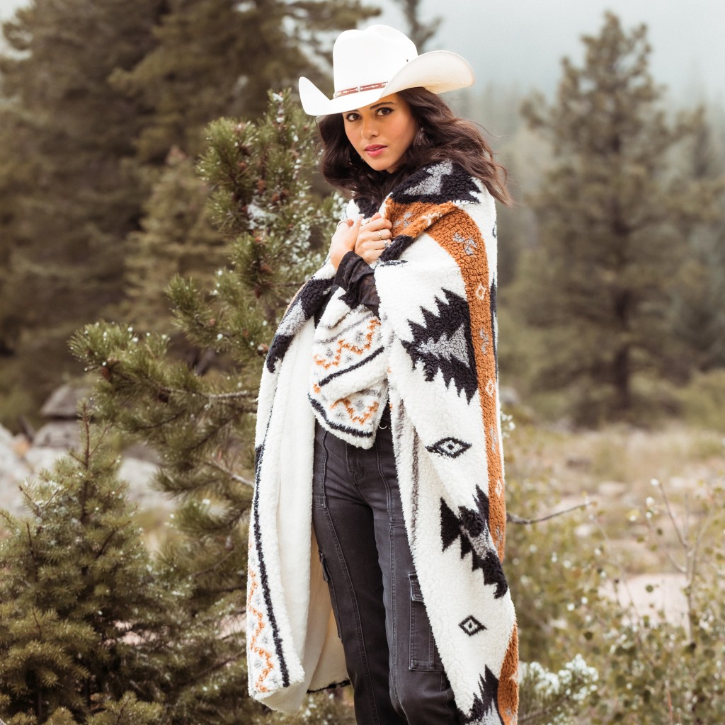 Women's Cozy Western Wrap
